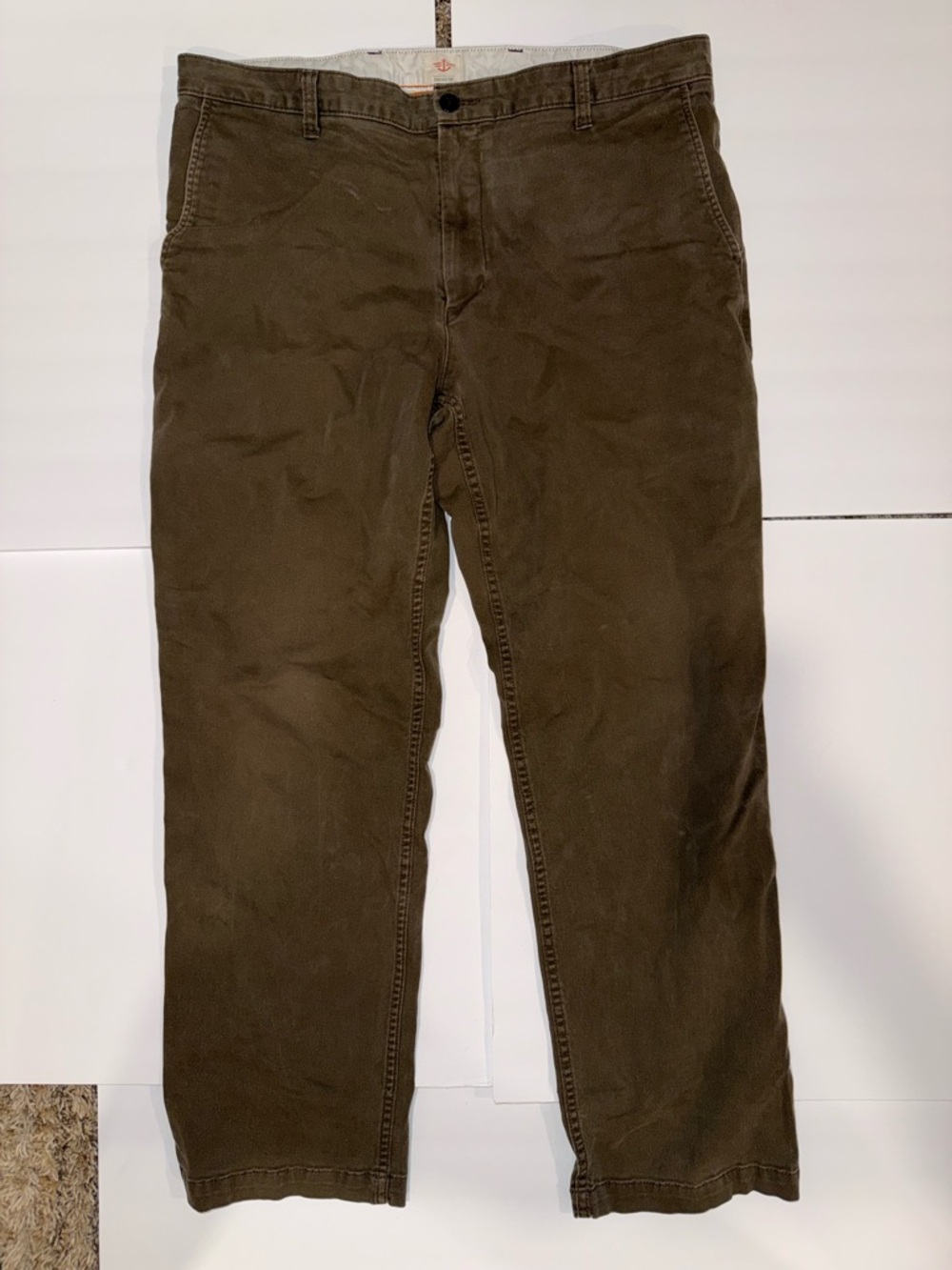Dockers Brown Straight-Leg Chinos
